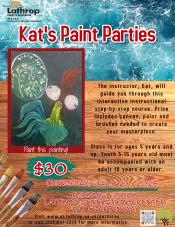 Paint Party | Thursday, July 23, 2026 | 6:30PM - 8:30PM | Generations Center 450 Spartan Way | $30 | Ages 5+ Paint Party | Thursday, July 23, 2026 | 6:30PM - 8:30PM | Generations Center 450 Spartan Way | $30 | Ages 5+