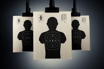 Picture of Police Range Targets for Practice and Training