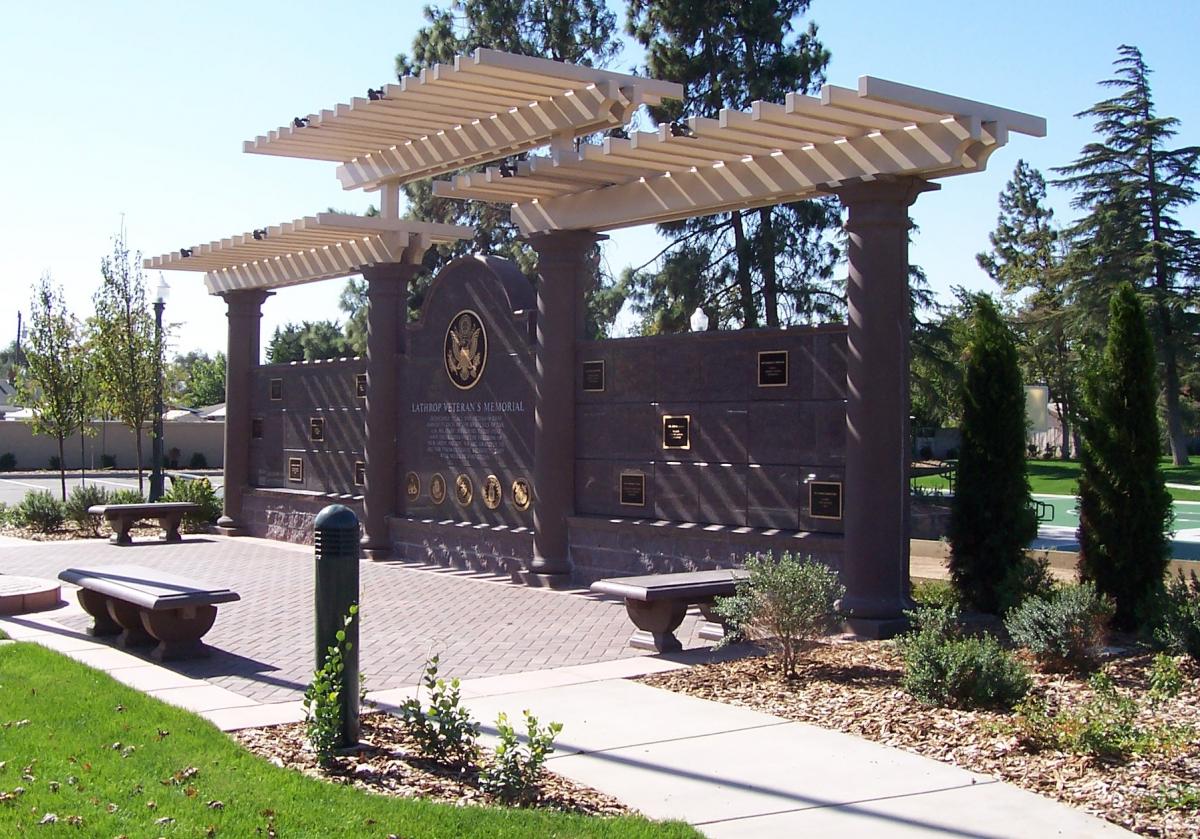 Veterans Memorial at Valverde Park 