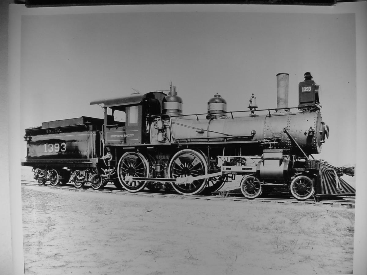 Train on Railroad in Lathrop - Historical Picture