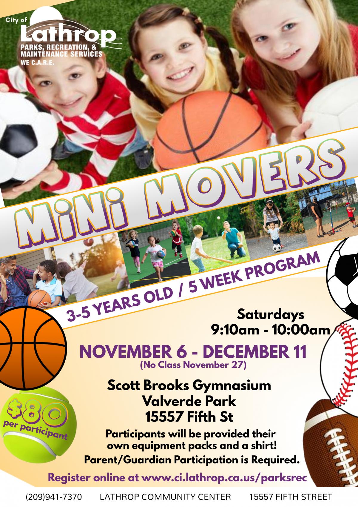Mini Movers Fall Multi-Sport