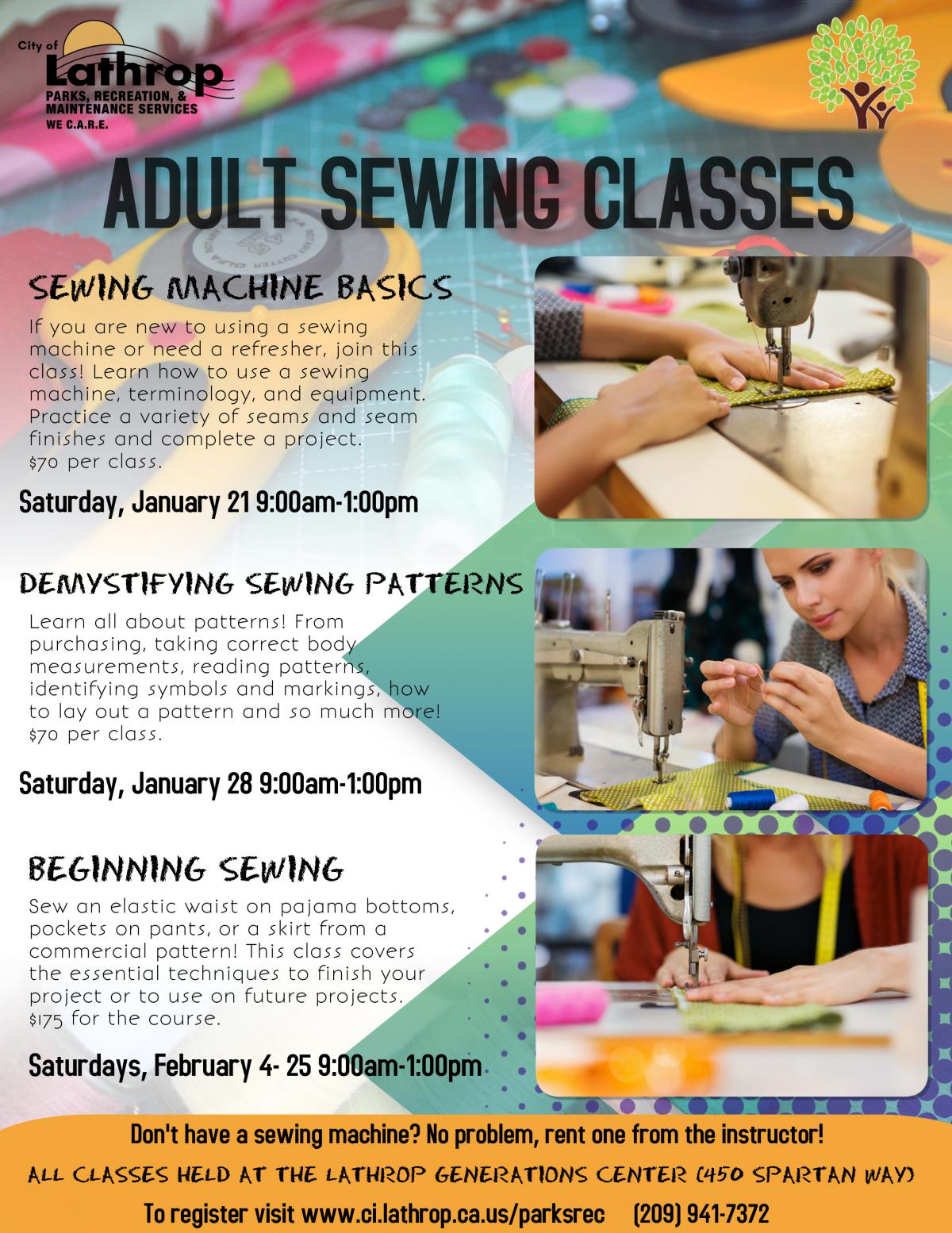 Adult Sewing 