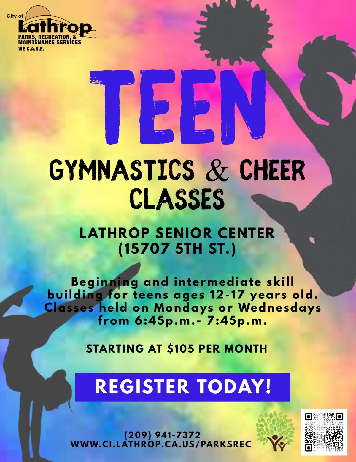 Teen Gymnastics & Cheer
