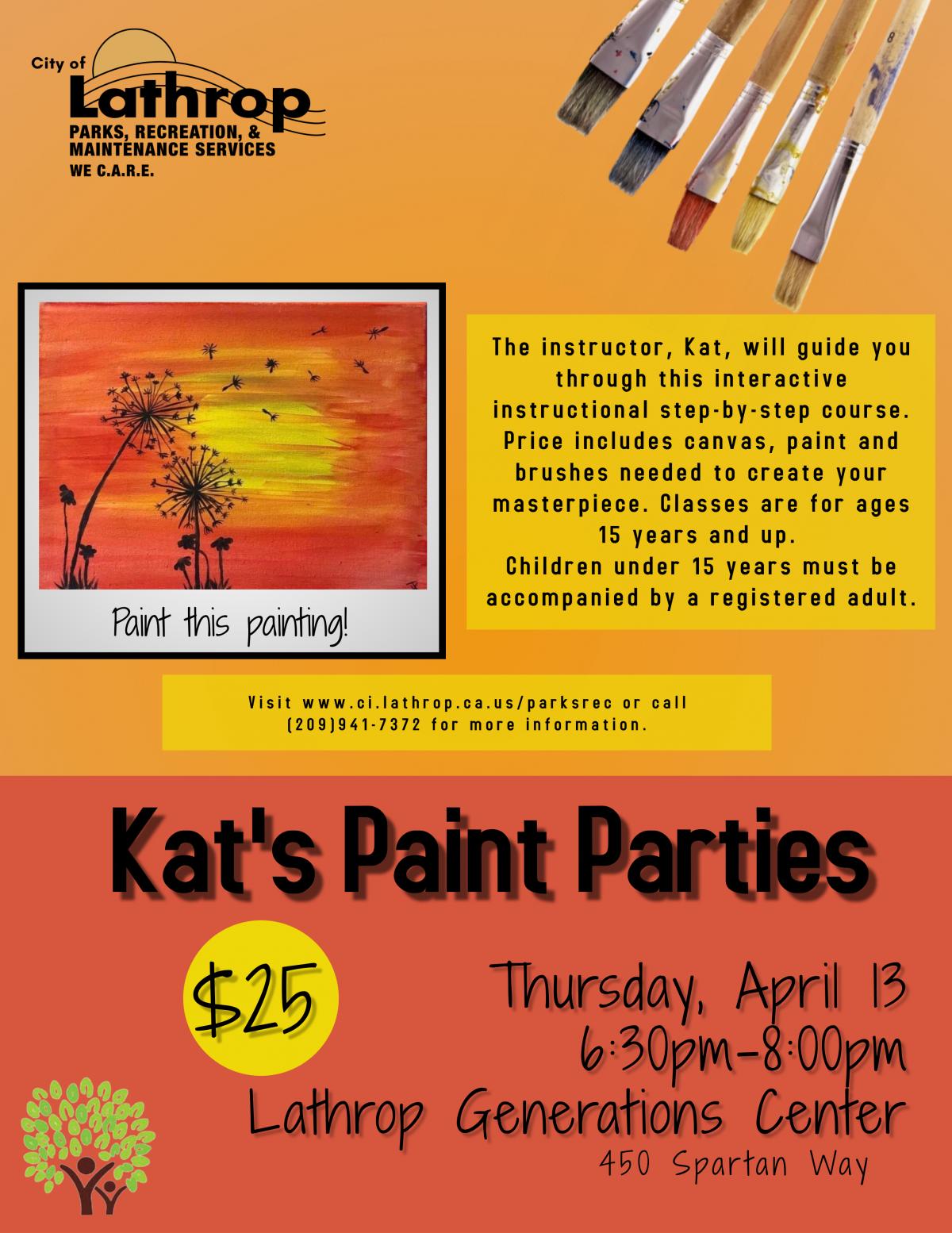 Monthly Paint Night 