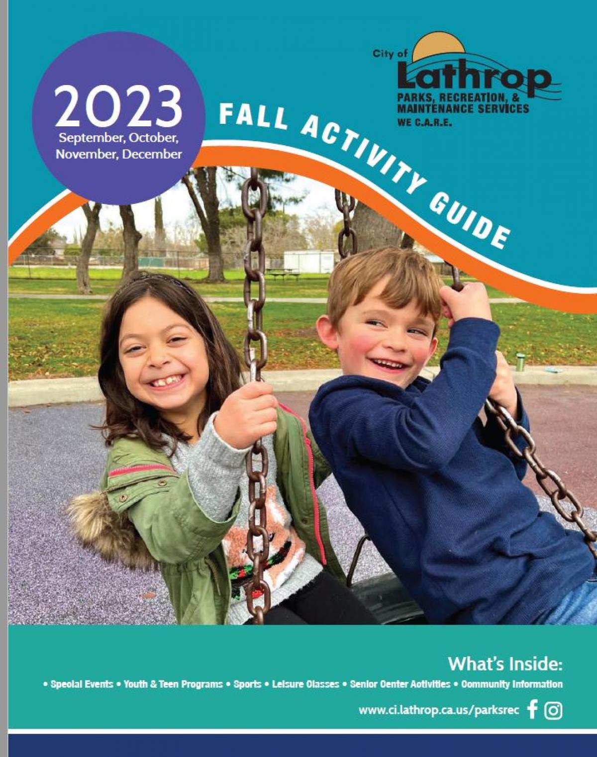 Fall 2023 Activity Guide City of Lathrop CA