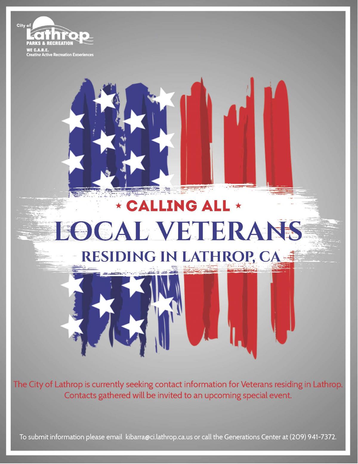 *Calling All* Local Veterans