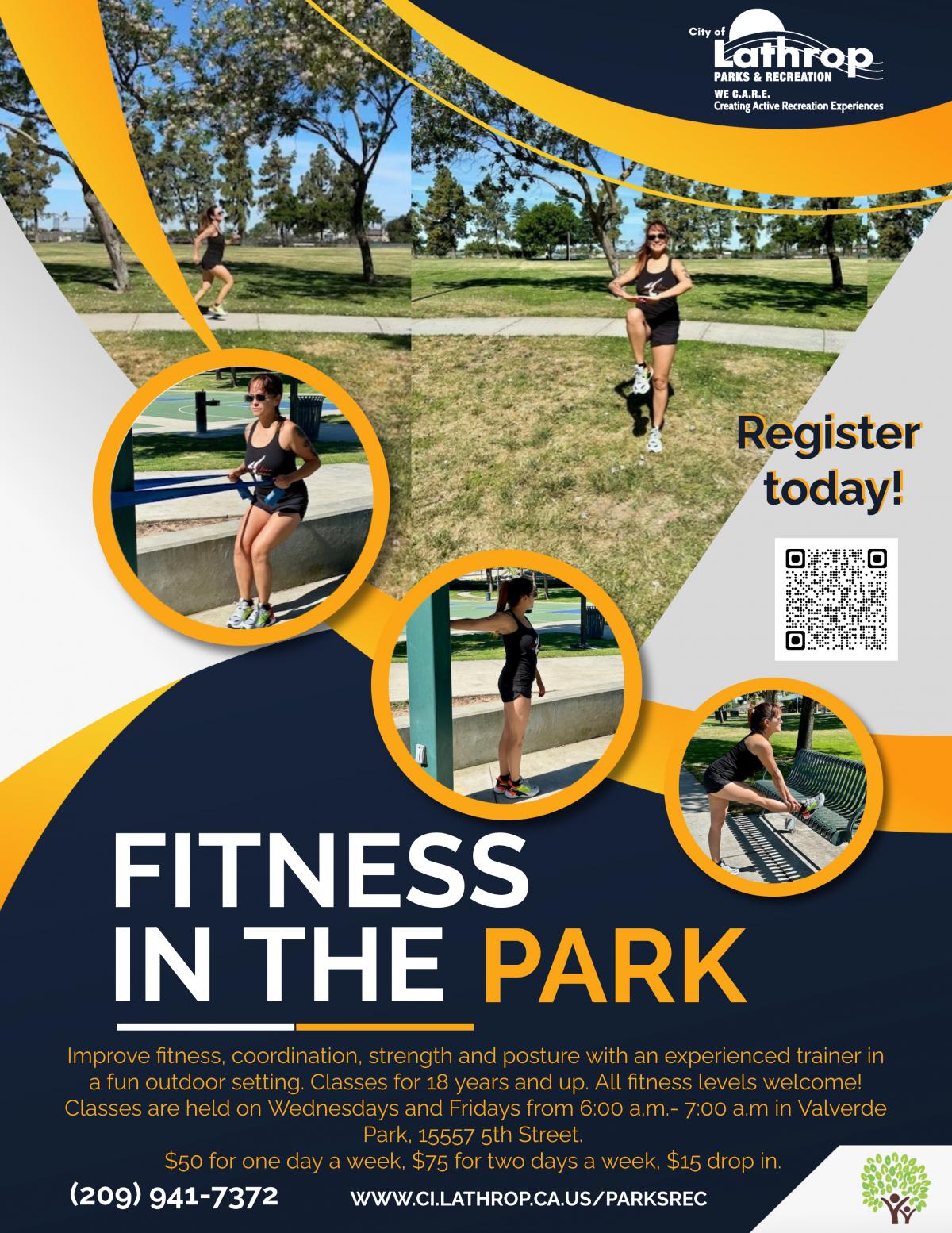 Fitness in the Park City of Lathrop CA