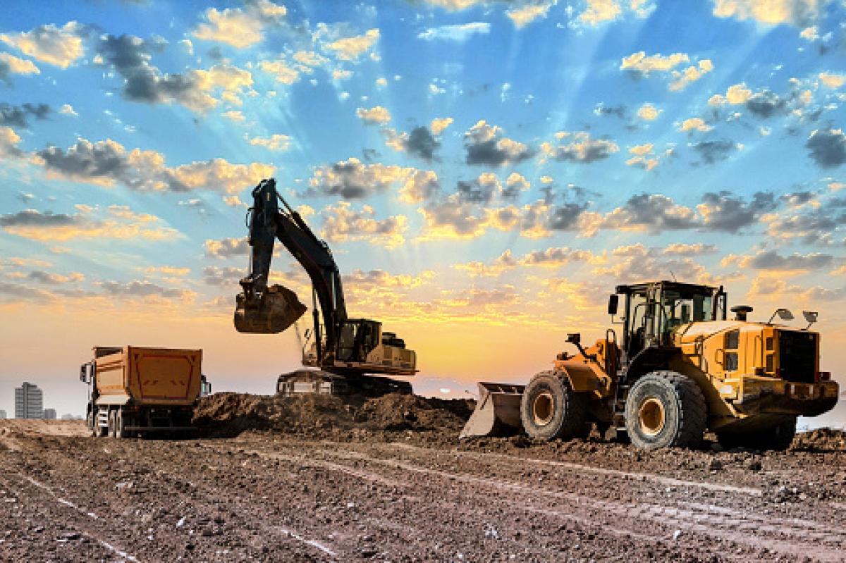 Image of construction site being prepared for grading