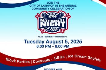 2025 National Night Out Promotional Flier